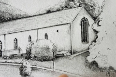 Chalk Drawings - Church